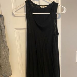 Black madewell knee length - viscose/polyester/cotton dress!